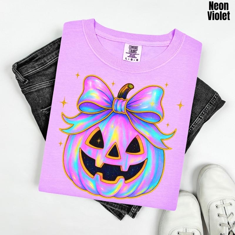Rainbow Pumpkin Comfort Colors T-Shirt 'NLB'