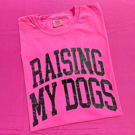 Raising My Dogs Comfort Colors T-Shirt 'NLB'