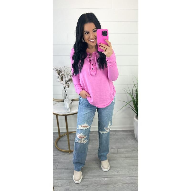 Ramona High Rise Rigid Magic Destroyed Straight Jeans