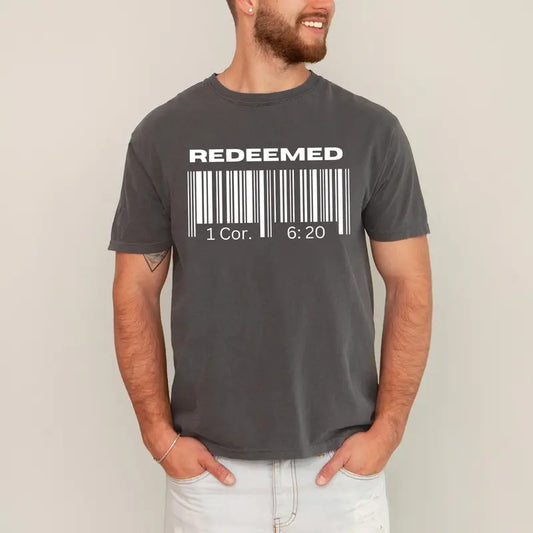 Redeemed, Faith, Christian, Jesus, Gospel, Religious Tshirt, Comfort Colors Tshirt, Men's Tee