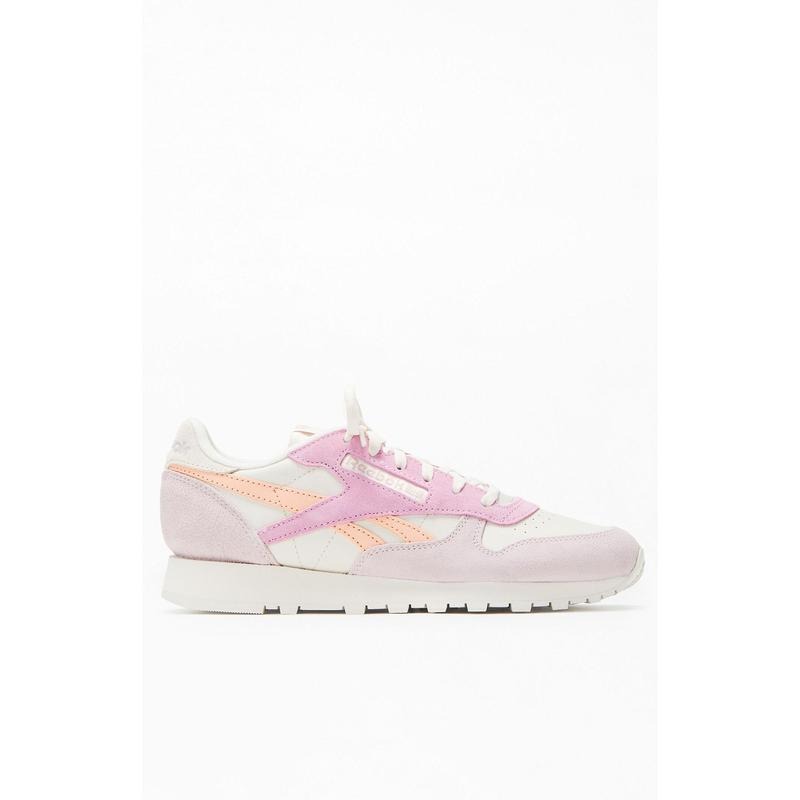 Reebok Women's Women's Lilac Classic Leather & Suede Sneakers - Multicolor