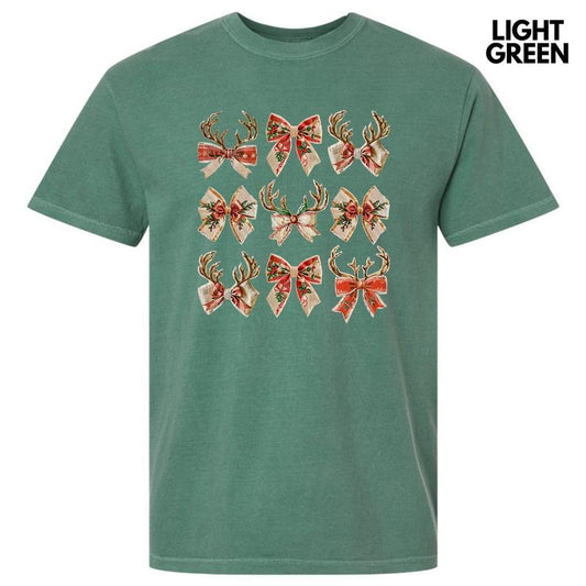 Reindeer Coquette Collage Comfort Colors T-Shirt 'NLB'