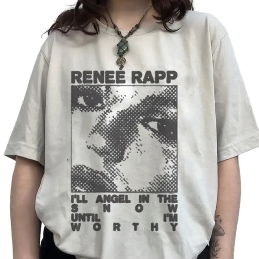 Renee Rapp Angel Retro T-shirt, Snow Angel Merch Shirt, Unisex T-Shirt, Gift for Women and Men, Trending T-Shirt