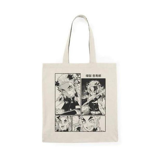 Rengoku Kyojuro Tote bags, Rengoku Flame Hashira Canvas Tote Bag, Anime Lover Gift, Rengoku Demon Slayers, Kimetsu No Yaiba Merchandise