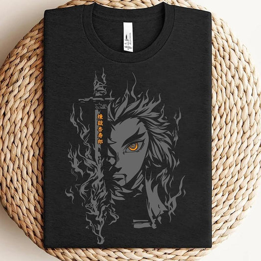 Rengoku Shirt, Set Your Heart Ablaze Shirt, Demon Slayer Shirt, Gift For Him, Gift For Her, Unisex Shirt, Anime Gifts, Anime Graphic Tees