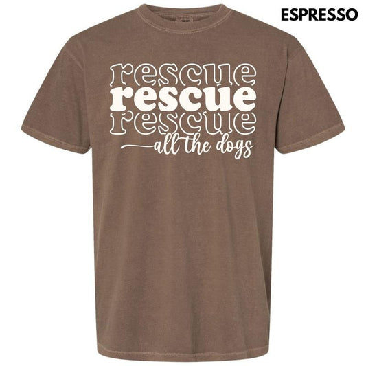 Rescue All Dogs Comfort Colors T-Shirt 'NLB'