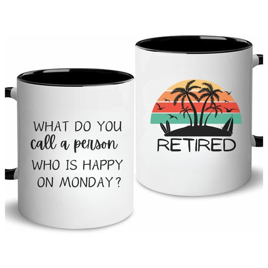 Retirement Gifts, Happy Retirement Mug, What Do You Call Person, Farewell Gifts For Coworkers, Boss Mug, Funny Retirement Mug, Novelty Coffee Mug, Gifts For Women Men, 11 15oz Ceramic Cup