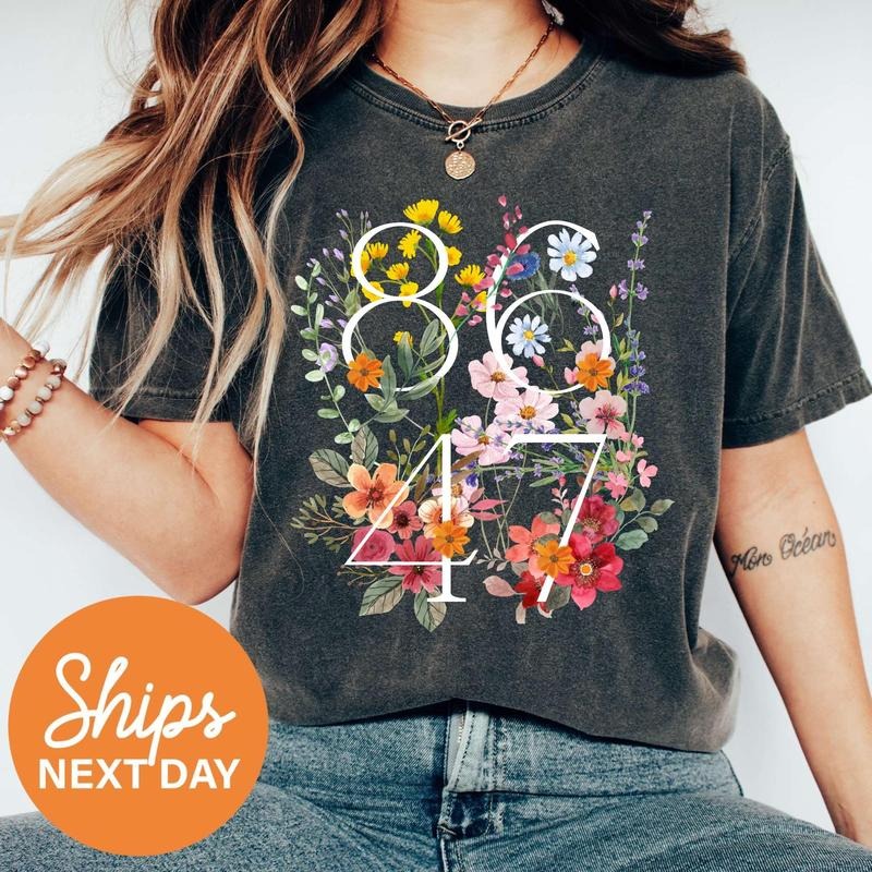 Retro 8647 Shirt, Democrat 8647 Shirt, Liberal Shirt, Pro Immigration Shirt