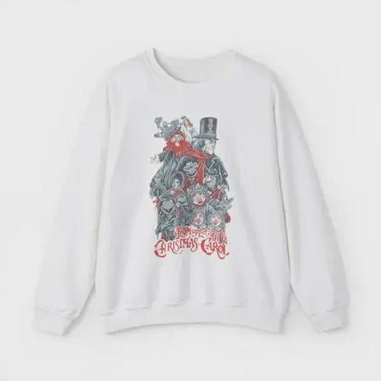 Retro 90s Muppet Christmas Carol T-Shirt, Kermit, Gonzo & Miss Piggy Xmas T-Shirt Casual Cotton