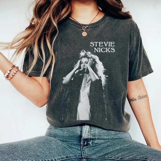 Retro 90s Stevie Nicks Shirt, Stevie Nicks Tour 2024 Shirt, Stevie Nicks Album Shirt, Stevie Nicks Shirt, Rock Band 90s Shirt Gifts For Fans