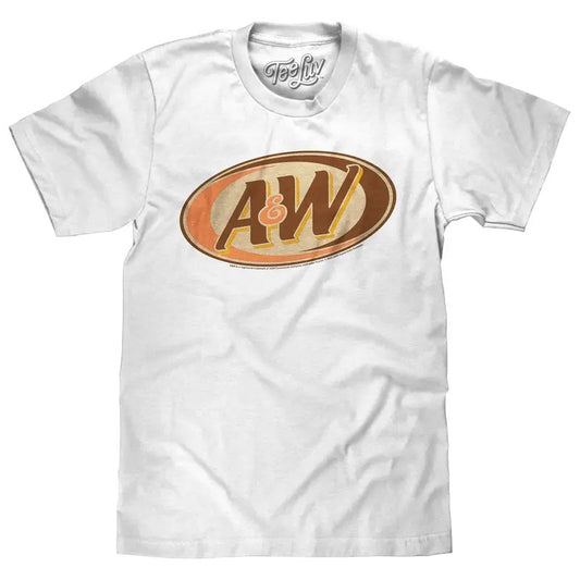 Retro A&W Root Beer Logo T-Shirt - White