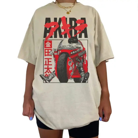 Retro Akira Motobike Vintage T-Shirt, Akira Shirt, Akira Merch, The Impact Of Akira Shirt, Anime Manga Shirt, Anime Graphic Tee, Y2k, Unisex T-Shirt, Gift For Men Women Comfort Top Womenswear Streetwear