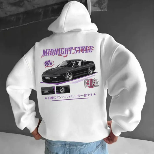 Retro Anime JDM Hoodie, Vintage Car Hoodie, Car Lover Gift, Unisex, Street Racing Shirt