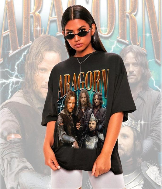 Retro Aragorn Shirt -Aragorn Tshirt,Aragorn T-shirt,Aragorn T Shirt,Lord of the Rings Shirt,Aragorn Merch