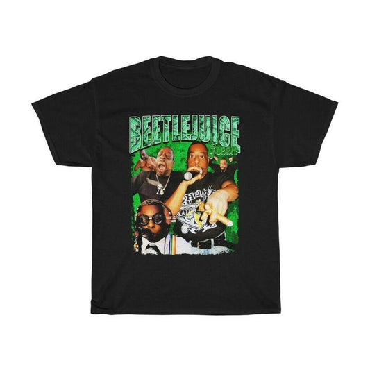 Retro Beetle juice Lester Green T Shirt, Funny Classic 90s Graphic Tee, Unisex,  Gift For Her Him Vintage Bootleg, Y2k 90s Fansstyle{n002}2