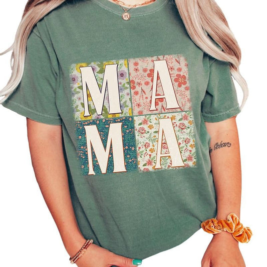 Retro Boho Mama Shirt, Boho Mama, Mother's Day Shirt, Floral Shirt For Mama, Floral Mama Shirt, Gardener Mama Shirt Gift, Unisex T-Shirt, Short Sleeve Tee Shirt, Gifts For Birthday