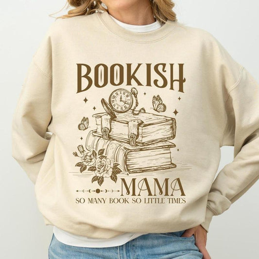 Retro Bookish Mama T-Shirt, Book Lover Tee, Vintage Bookworm Sweatshirt, Dark Romance Shirts, Spicy Books Tee, Mama Sweater