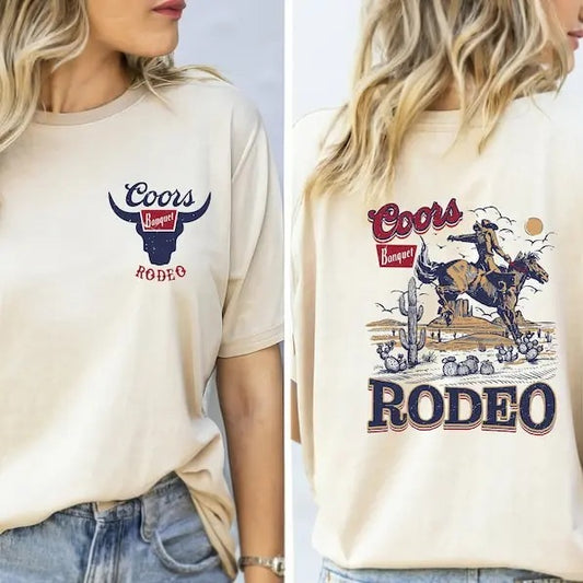 Retro Coors Banquet Rodeo Shirts, Country Western Cowboy T-shirts, Coors Beer Western Tees, Western Rodeo Tees, Holiday Gifts vintage T-shirt, sweater and Hoodie cotton shirt