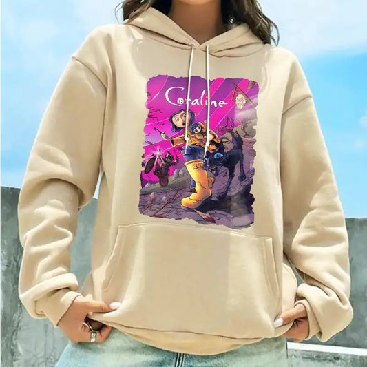 Retro Coraline Shirt, Coraline Movie Hoodie, Funny Shirt 2024, Coraline Movie Vintage Retro Horror T-Shirt, Coraline Sweatshirt