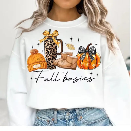 Retro Fall Basics , Retro Fall Pumpkin Bow T-Shirt DRG, Fall Coquette Bow Sweatshirt DRG, Fall T-Shirt , Autumn Girly Girl Autumn Sublimation Design