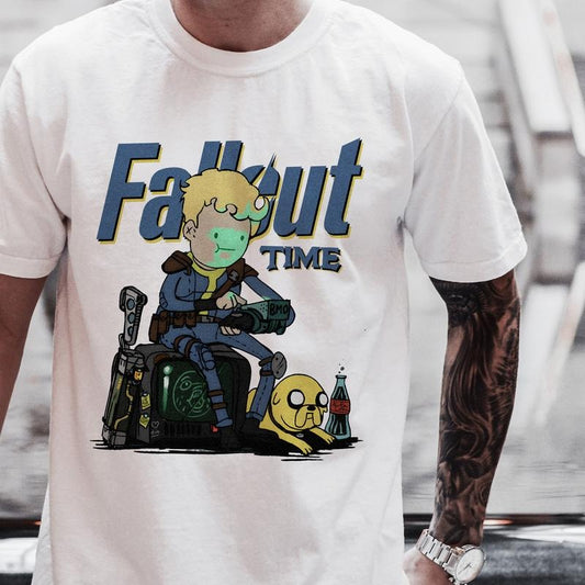 Retro Fallout Time Vintage Shirt, Fallout Inspired Fallout Time Tee, Unisex Classic Cotton Fallout Game Shirt