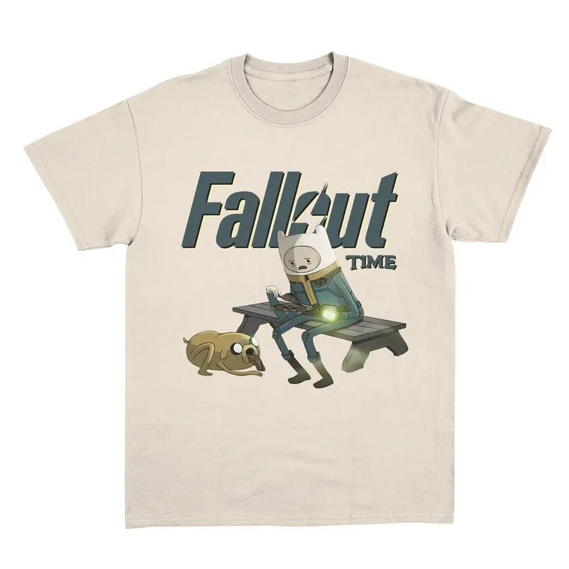 Retro Fallout Time Vintage Shirt, Fallout Inspired Fallout Time Tee, Unisex Classic Cotton Fallout Game Shirtstyle{n002}2