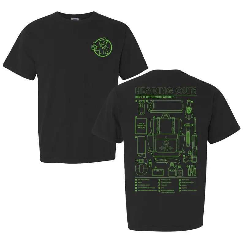 Retro Fallout Time Vintage Shirt, Fallout Inspired Fallout Time Tee, Unisex Classic Cotton Fallout Game Shirtstyle{n002}6