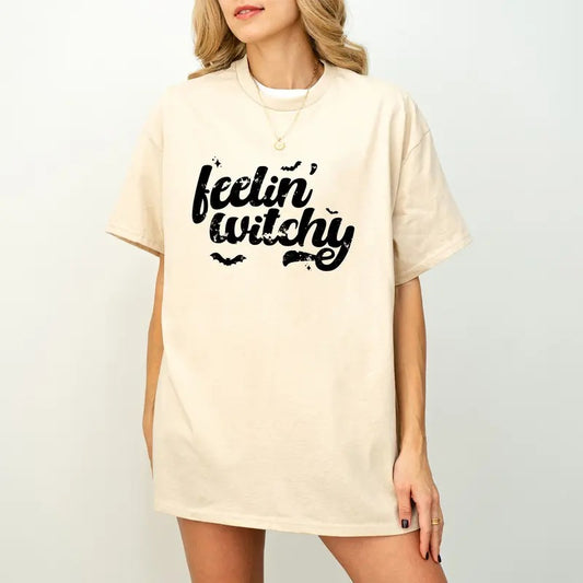 Retro Feeling Witchy Sweatshirt, Spooky Halloween Ghost Sweatshirt, Spooky Season, Fall Halloween Lover Shirt, Halloween Gift For Her, Fall Halloween Gift Shirt