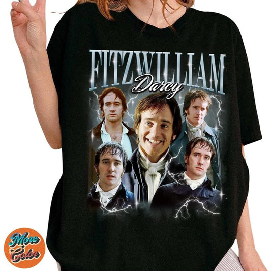 Retro Fitzwilliam Darcy Shirt, Pride and Prejudice Shirts, Cotton Unisex T-Shirt, Crew Neck, Size S- 3XL, Menswear Top, Womenswear Top Underwear Streetwear