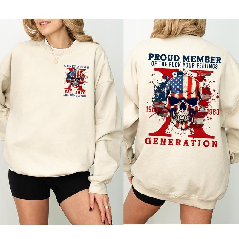 Retro Gen X Custom Year Sweatshirt, Customize Proud Gen X Sweatshirt Raised On Hose Water And Neglect T-shirt, Vintage Inspired Hoodie, Funny Saying Sweatshirt, Humorous Shirtstyle{n002}3