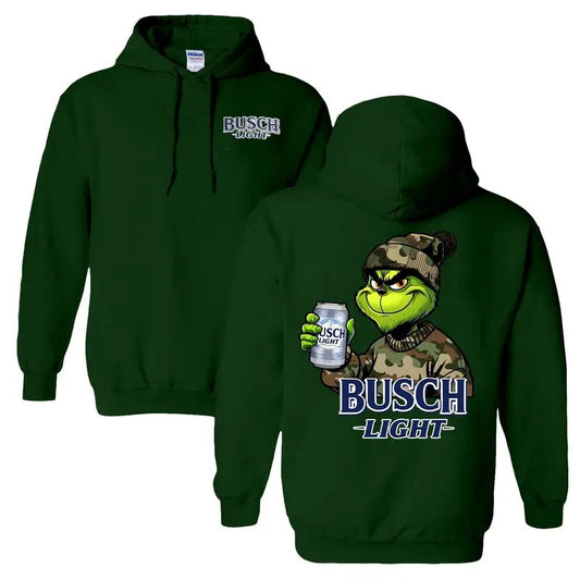 Retro Grin Bussch Light Hunting Hoodie, Christmas Movie Shirt, Bussch Light Sweatshirt, Hunting Shirt, Christmas Vacation Shirt, For Women, For Men