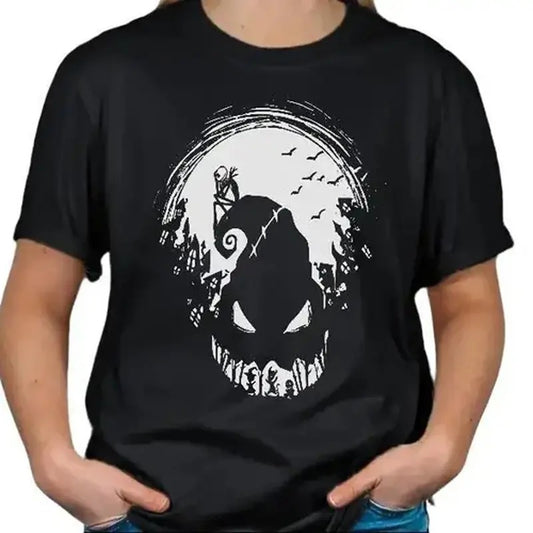 Retro Halloween Boogie Man Tee, Scary Boogie Face Casual Streetwear Unisex T-shirt for men and women Menswear Soft