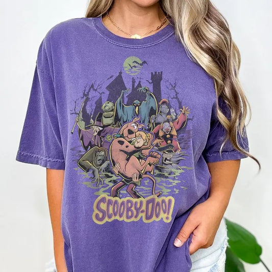 Retro Halloween Comfort Colors 90s Movies Shirt, Vintage Halloween Sweatshirt, Oversized TShirt for Women, Spooky Shirt, Gift for Friend