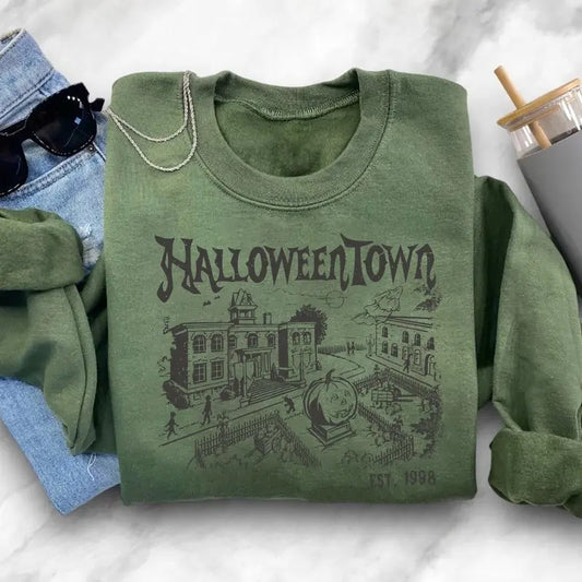 Retro Halloweentown Sweatshirt, Halloween Est 1998 Crewneck, 90s Vintage Pumpkin Season Shirt, Halloweentown University Sweatshirt, Vintage Halloween Shirt