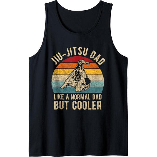Retro Jiu-Jitsu Dad Shirt BJJ Men Father Vintage Tank Top MADE IN USA