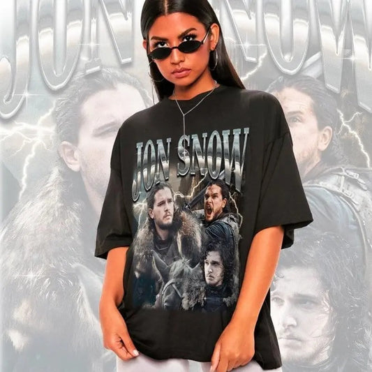 Retro Jon Snow Shirt -jon snow tshirt,jon snow t shirt,jon snow t-shirt