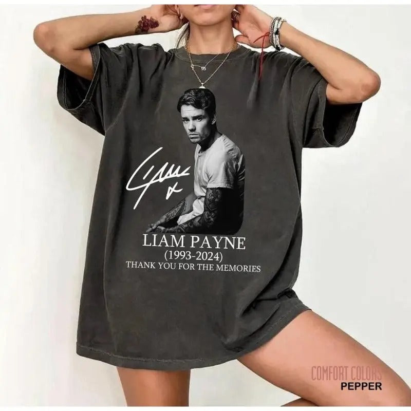 Retro Liam Payne 1993-2024 Vintage Uniex Pepper , Liam Payne Bootleg 90 Tee, Memory Of Liam Payne T-, For Fan
