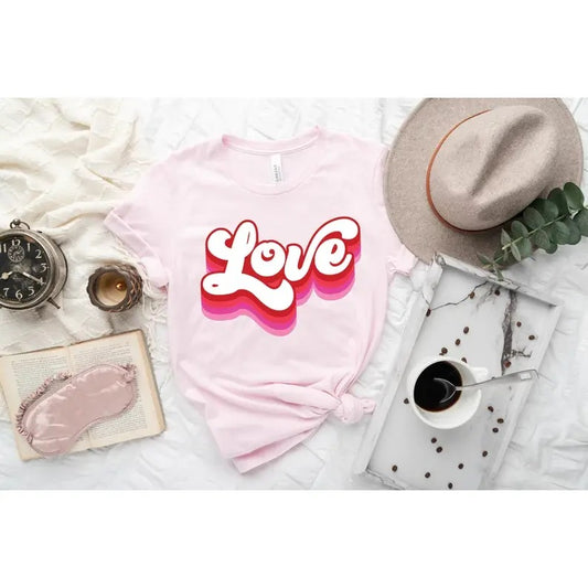 Retro Love Shirt - Valentine's Day Sweatshirt, Hoodie, T-Shirt