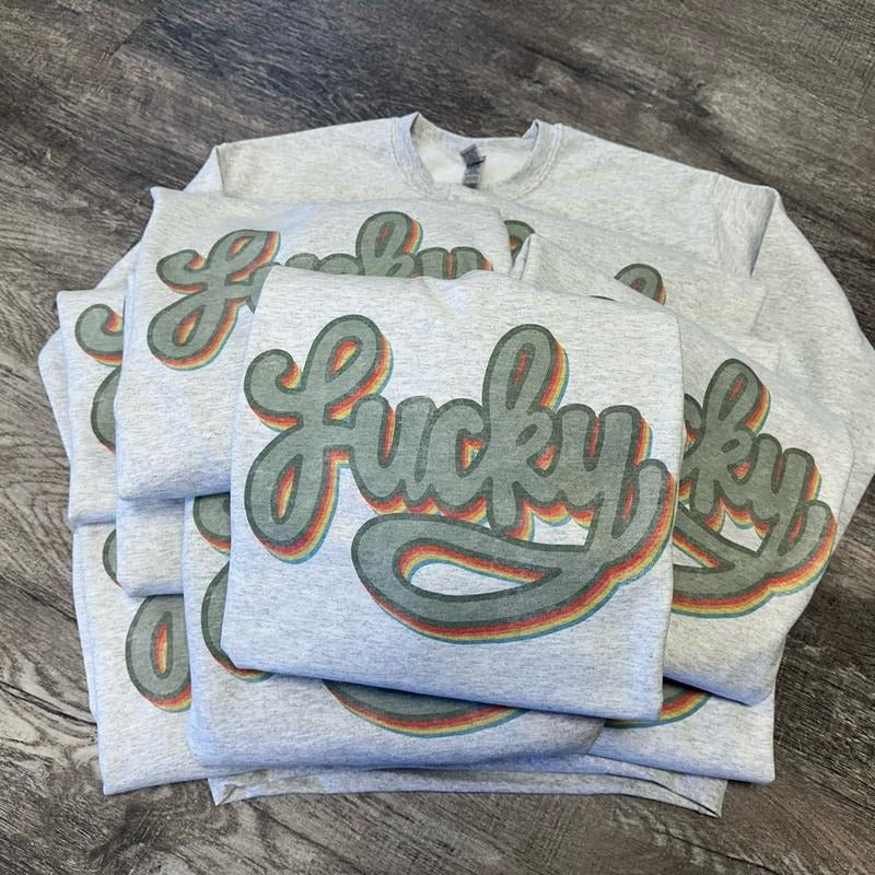 Retro Lucky Sweatshirt - Lucky Tee