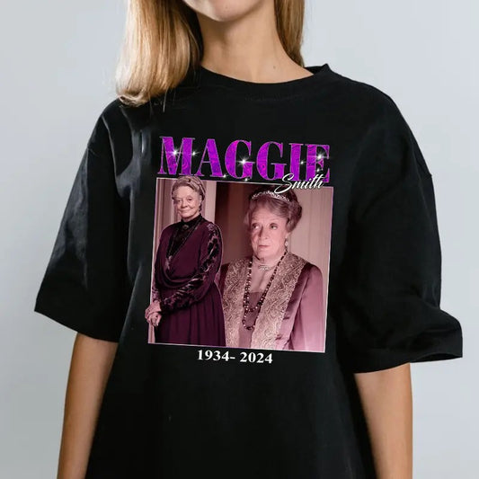 Retro Maggie Smith Shirt, Sweatshirt, Maggie Smith Vintage Shirt, Movie Character Tee, Maggie Smith Memorial Shirt