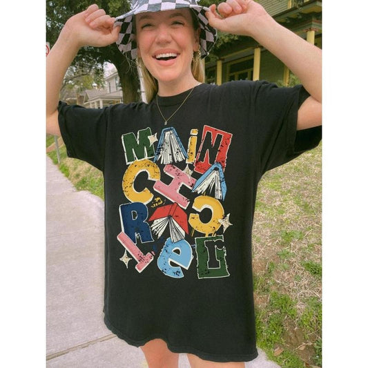 Retro Main Character Shirt CC Fun Bookish Graphic Tee Villain Era Dark Romance Reader Romantasy Librarian Gift For Reader Library