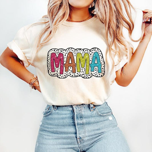 Retro Mama T-Shirt, Mama T-Shirt, Mother's Day T-Shirt, Spring T-Shirt, Mama designs, Mom Gift