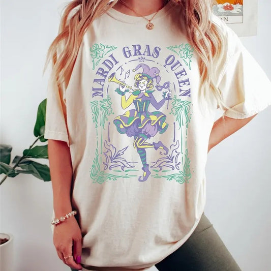 Retro Mardi Gras Tshirt, It's Mardi Gras Shirt, Parade Gift, Louisiana Carnival Party Shirt, Unisex Short Sleeve Tee