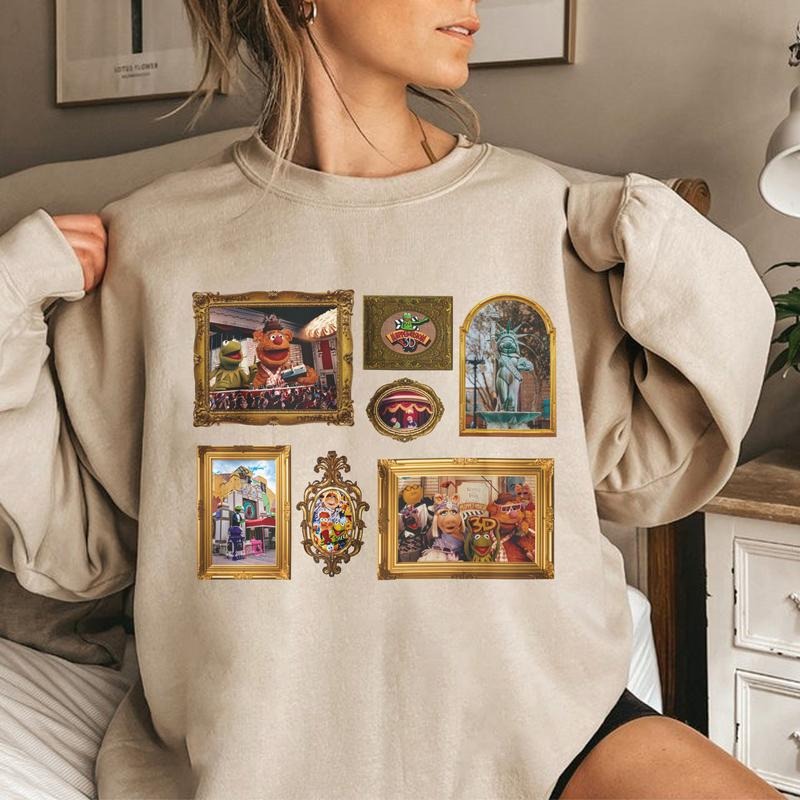 Retro Muppet Vision 3D Tribute Tee, Vintage Kermit Miss Piggy Fozzie Shirt, Muppet 90s Movie Shirt, Childhood TV Show Shirt