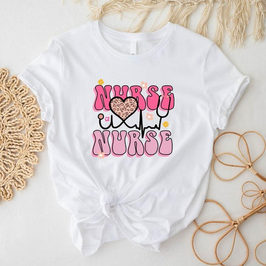 Retro Nurse T-Shirt, Nurse Team Shirt, Matching Nursing School Tee, New Nurse Birthday Gift, Nurse Appreciation