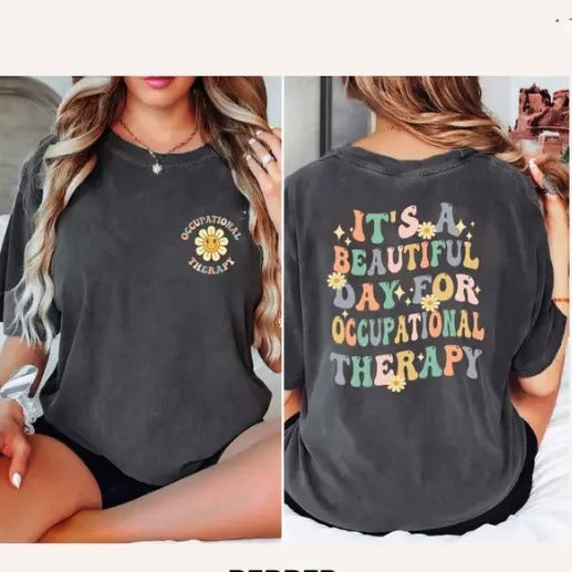 Retro Occupational Therapy Shirt, Cute OT Shirt, Special Education Shirt, Funny Therapist Shirt, Aesthetic Therapy Shirt