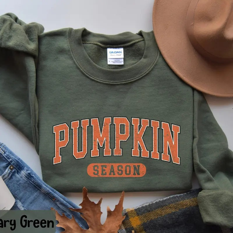 Retro Pumpkin Season Sweatshirt Cute Fall Sweatshirt Thanksgiving Gift Halloween Sweatshirts For Women Fall Gifts Autumn Sweatshirt  T-shirt, sweater and Hoodie