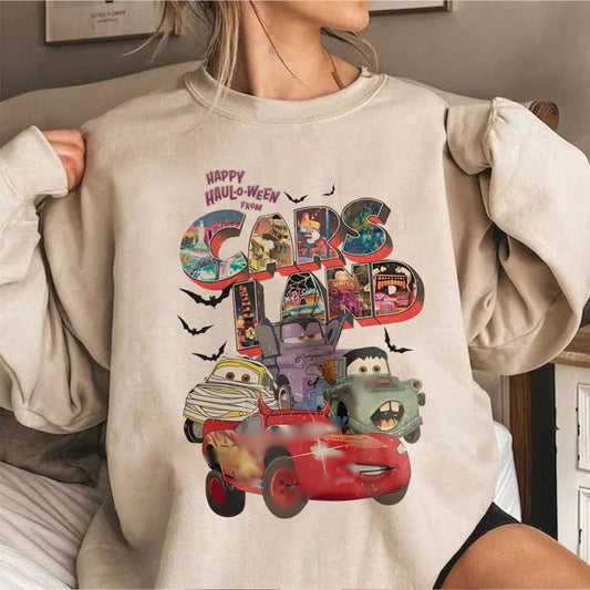 Retro Radiator Springs Cars Movie Halloween Shirt, Car Halloween Shirt, Halloween Trip, Halloween Party, Halloween Gift
