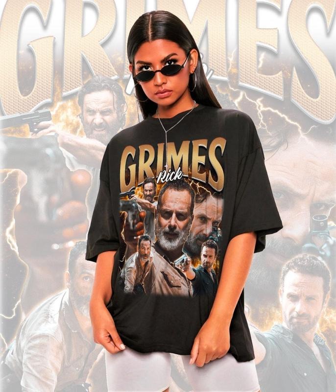 Retro Rick Grimes Shirt-Rick Grimes,Rick Grimes Tshirt,Rick Grimes T-shirt,Andrew Lincoln Shirt,Andrew Lincoln Tshirt,Daryl Dixon
