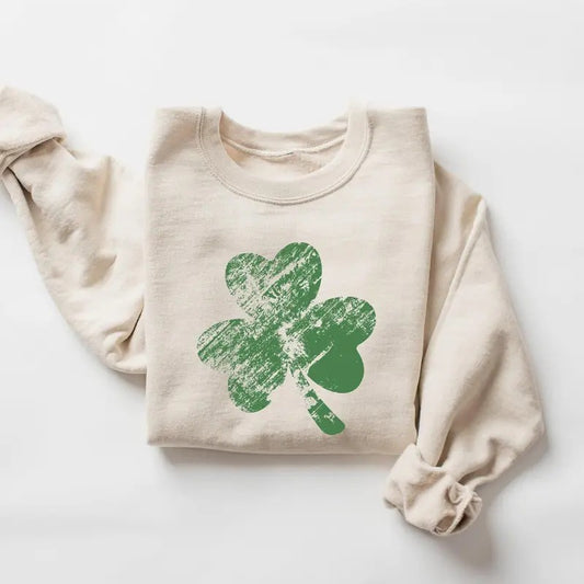 Retro Shamrock Sweatshirt, Womens Shenanigans Sweatshirt, Cute St Patricks Day Sweatshirt, Lucky Sweatshirt, Irish Shirt, Four Leaf Cloverstyle{n002}2